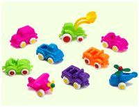 Машины и техника ярких цветов, 7 см (Viking toys)