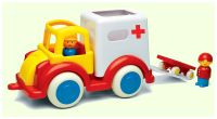 Скорая помощь с 2 фигурками и носилками, 25 см (Viking toys)