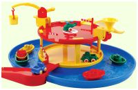 Двухуровневый гараж с гаванью (Viking toys)