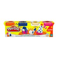 Плей До, Набор массы для лепки, 4 баноч. по 130г (Hasbro) (Hasbro)