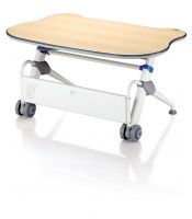 Детский стол KD-336-2 (ноги красные, синие вставки) (Comf-Pro)